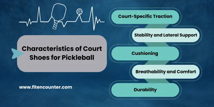 Characteristics of Court Shoes for Pickleball