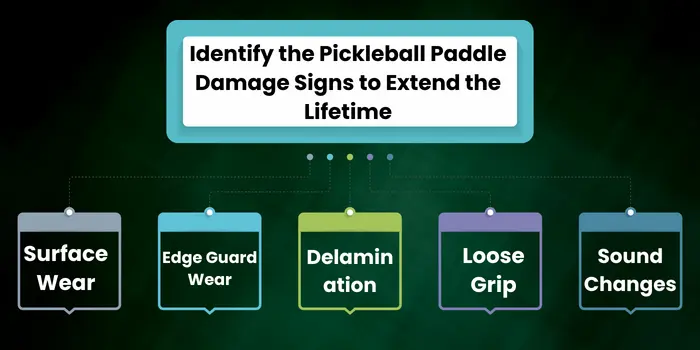 Identify the Pickleball Paddle Damage Signs to Extend the Lifetime