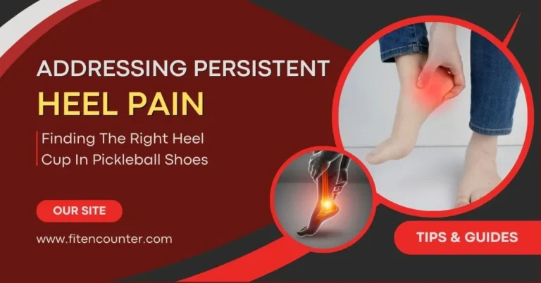 Addressing Persistent Heel Pain: Finding The Right Heel Cup In Pickleball Shoes