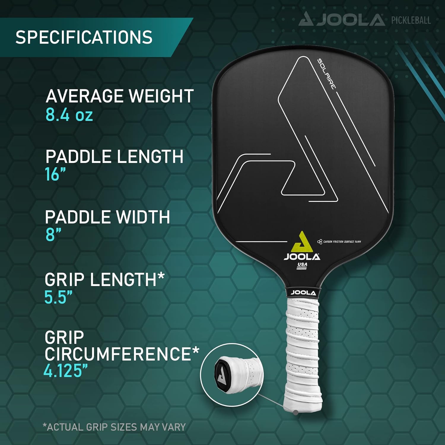 Joola Solaire CFS 14MM Paddle 0